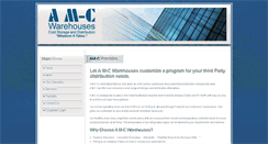 Desktop Screenshot of amcwarehouses.com